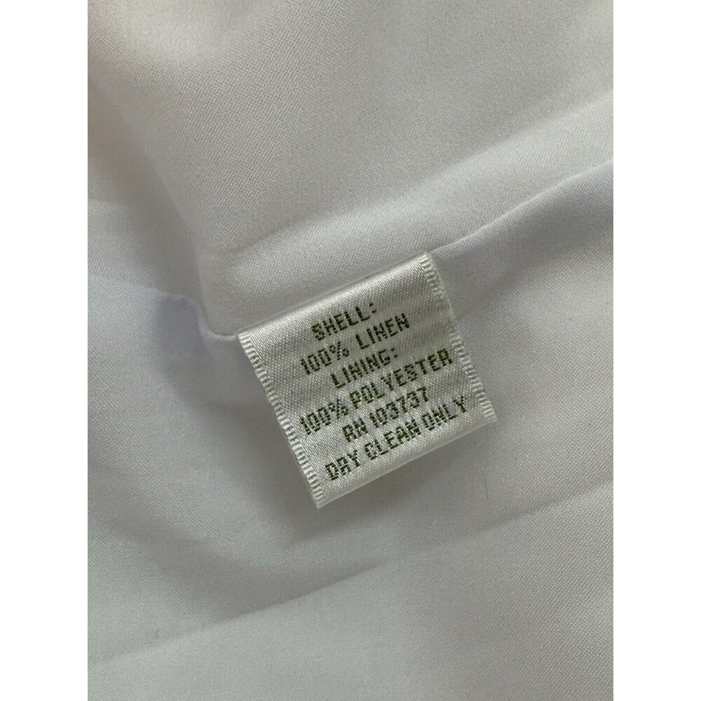 NEW SHELL LINEN DONNA MORGAN Women's Sheath Dress with Embroidery - Picture 13 of 16